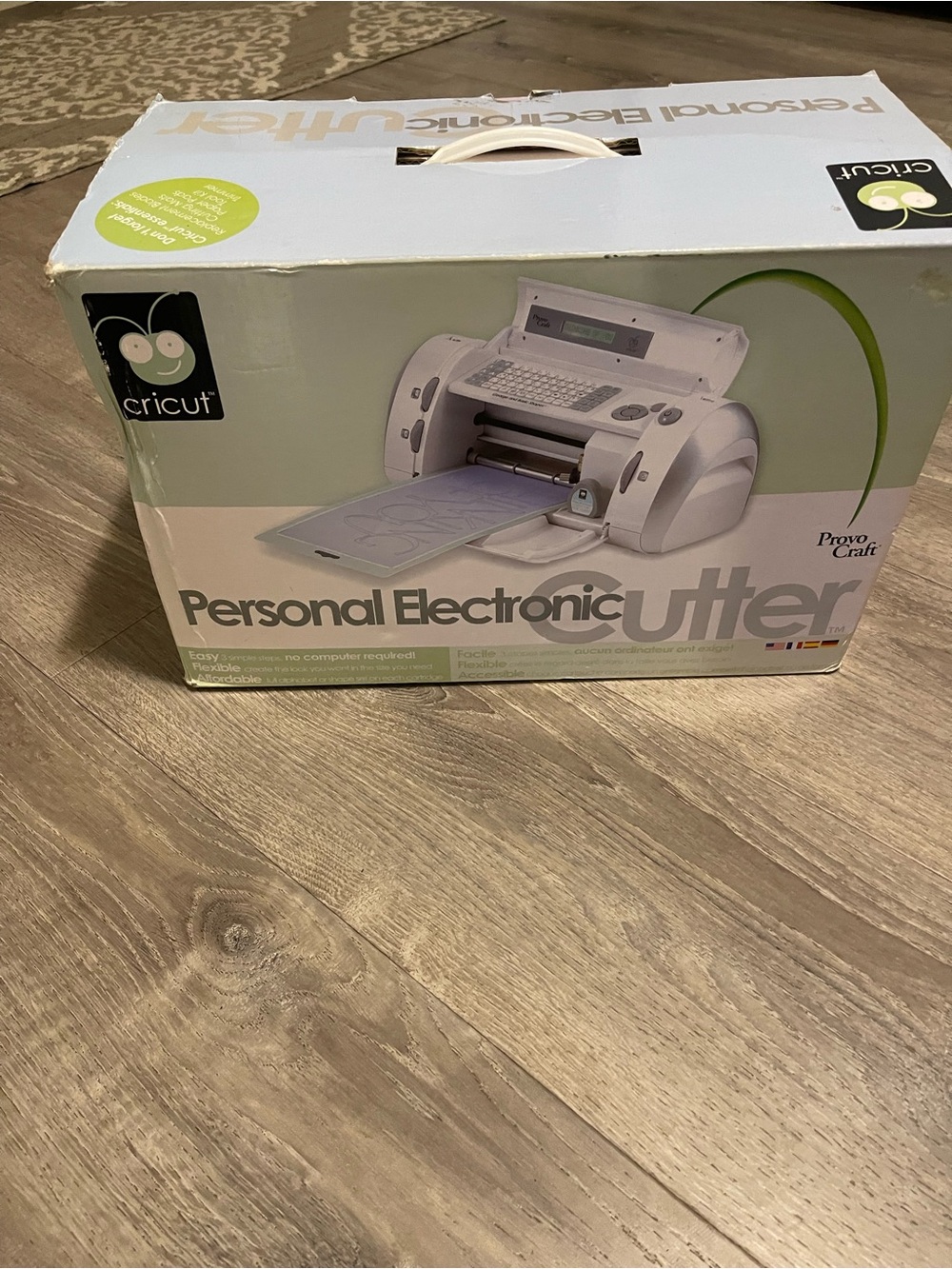 Cricut Personal Electronic Cutter Box in Lavender and White